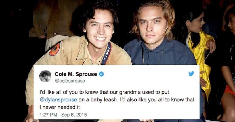 Urkomische Zeiten, in denen sich die Sprouse-Zwillinge auf Twitter gegenseitig geröstet haben