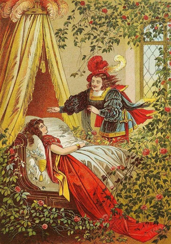 Im Original Dornröschen ist der König ein sexueller Belästiger, der sich der Prinzessin aufzwingt