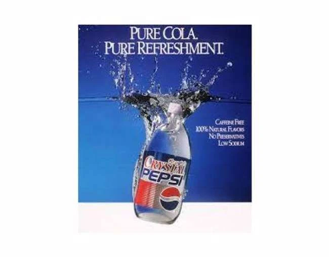 Crystal Pepsi war die Wahl einer neuen Generation, aber nicht lange