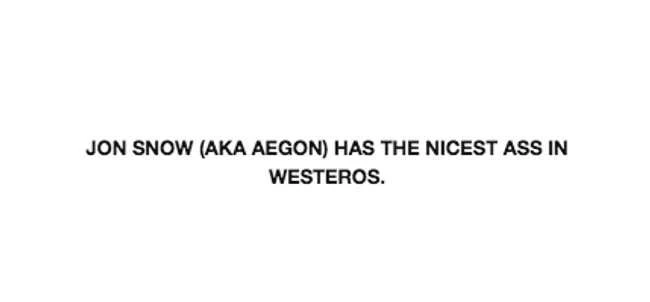 Tumblrs Reaktion auf das Zusammenkommen von Jon und Daenerys wird dein Herz zum Schmelzen bringen (und andere Teile)