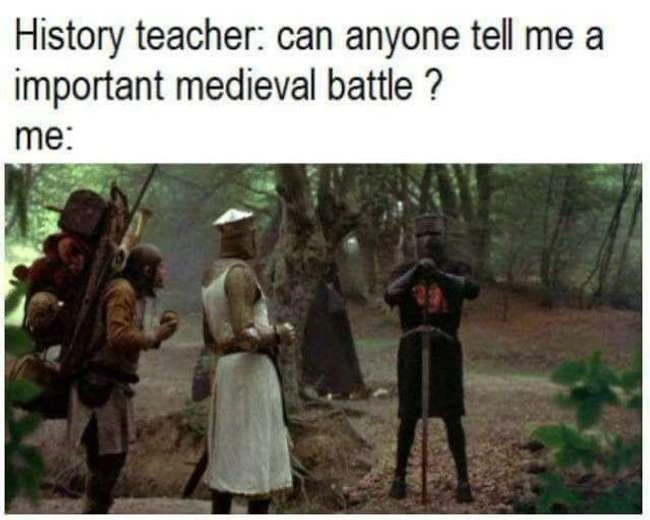 17 absurd lustige Meme aus 'Monty Python und der Heilige Gral'