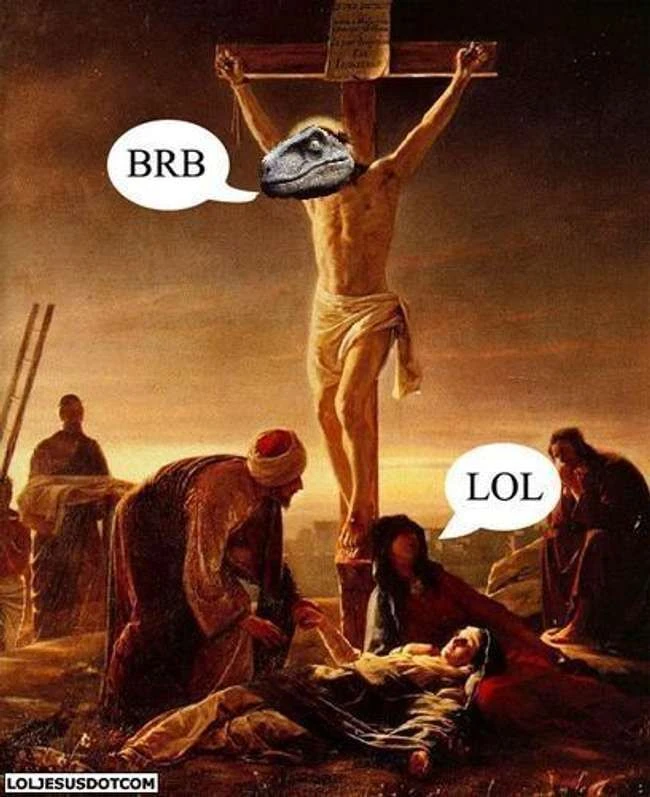 Das absolut Beste des Raptor Jesus Meme